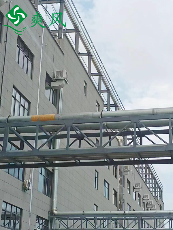 廚具車間環(huán)?？照{(diào)通風降溫 (1)